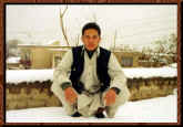 Шахрам дома в Афганистане. 